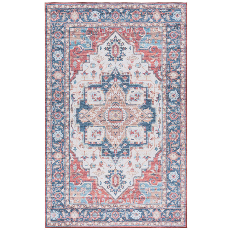 Kreitzer Performance Machine Washable Oriental Rug, Rectangle 5' x 8'