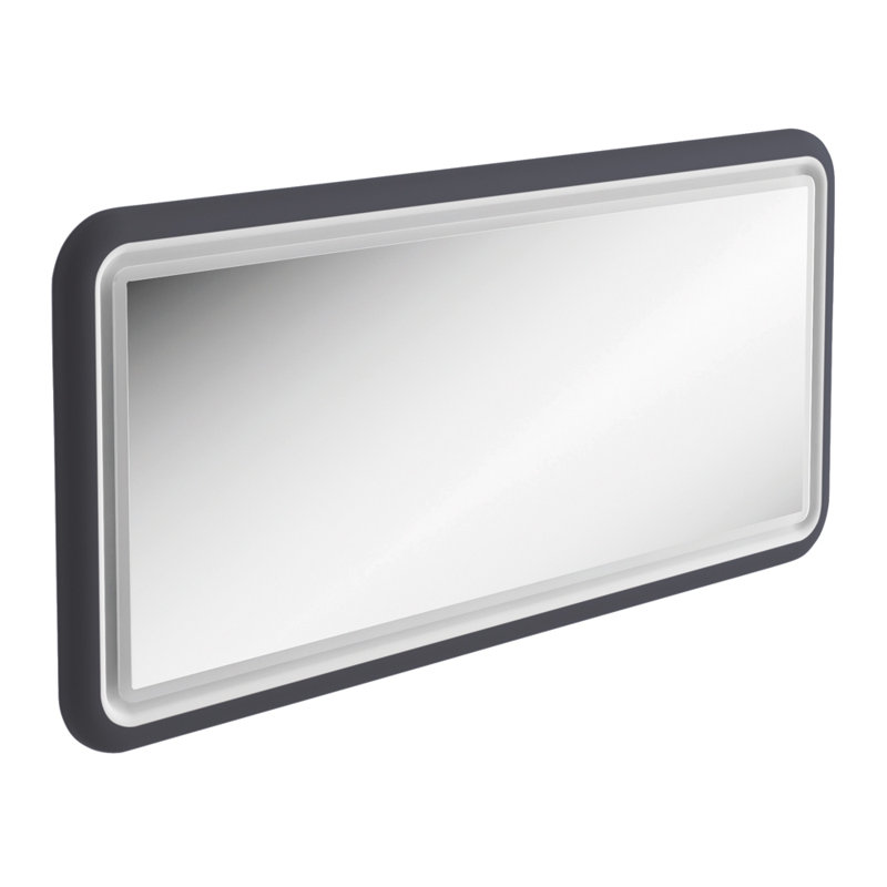 Senah Flat Mirror, Deep Grey