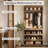 71" Tall Room Divider with Shelves