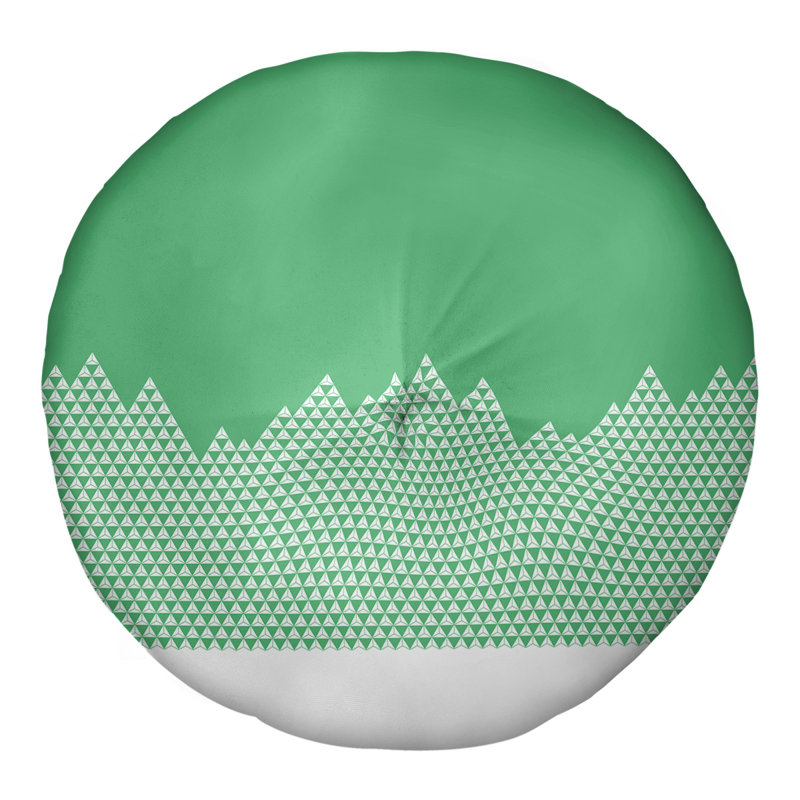 Coussin Katelyn Elizabeth, 30 po x 30 po, Vert