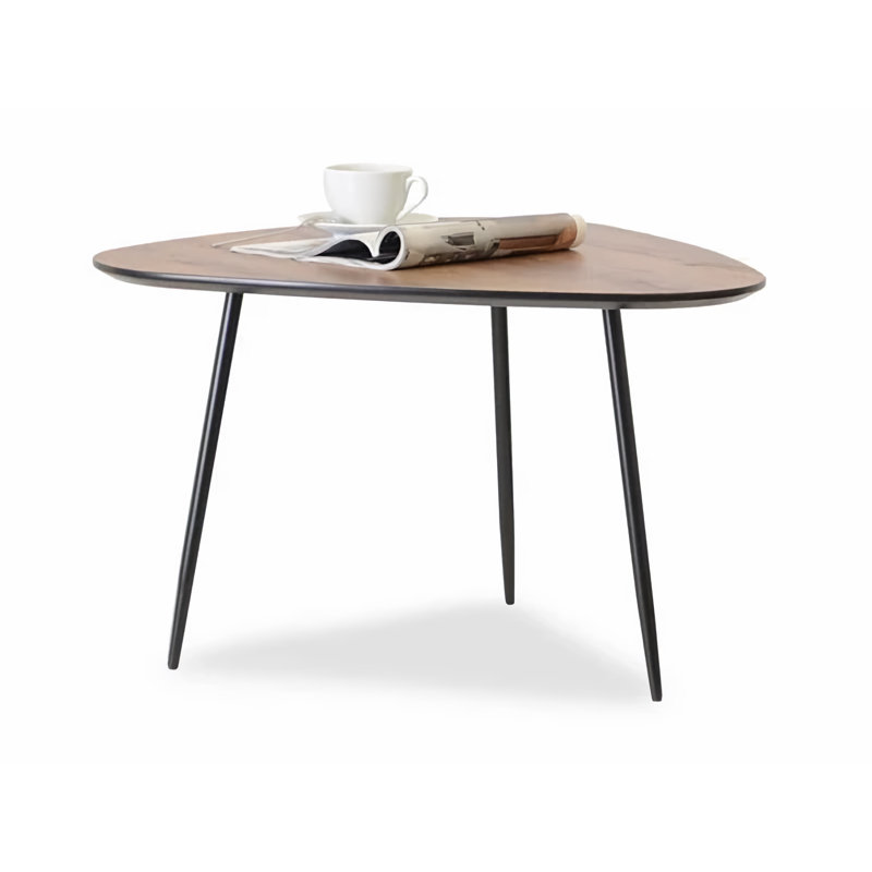 Greeson Three Leg Coffee Table, Nutty, 42cm H x 65cm L