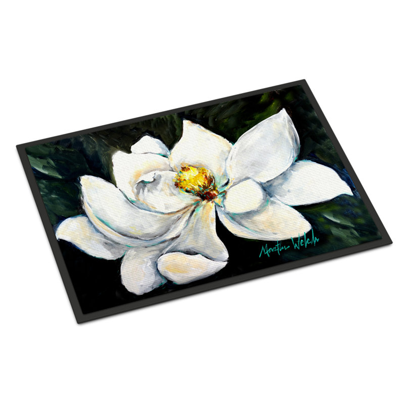 Paillasson Sweet Magnolia, Rectangle 1 pi 6 po x 2 pi 3 po