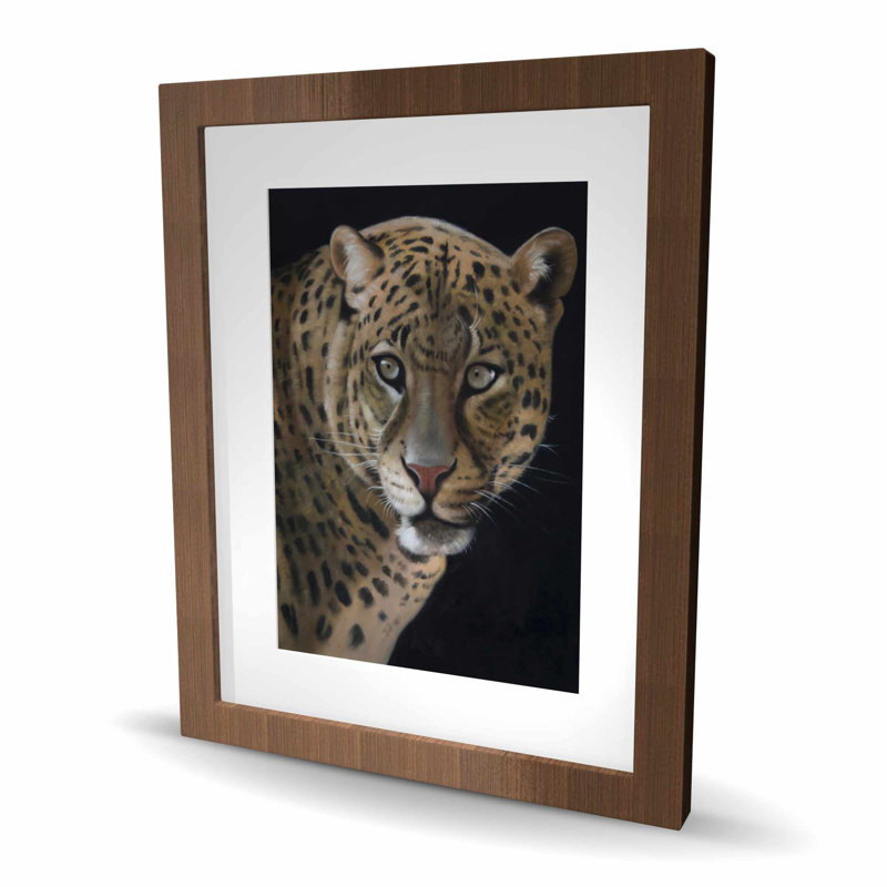 Impression léopard encadrée réaliste | Décoration intérieure