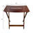 Solid Bamboo Folding Personal Table-117969605