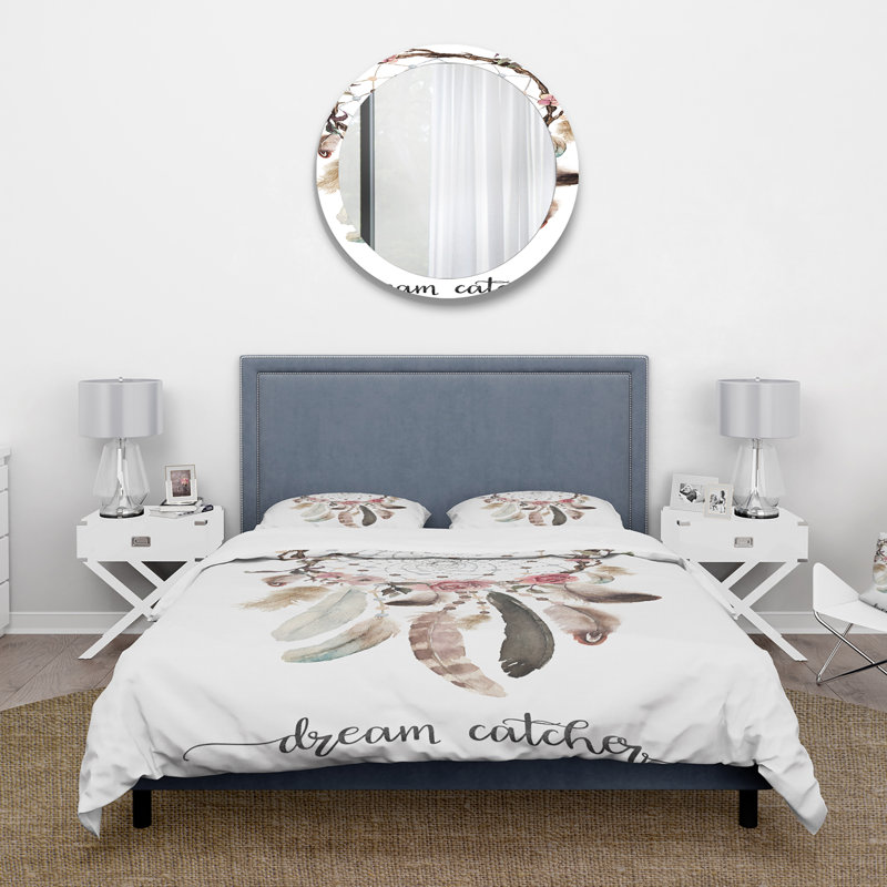 Ensemble de housse de couette Dream Catcher, Housse de couette simple + 1 taie décorative stan