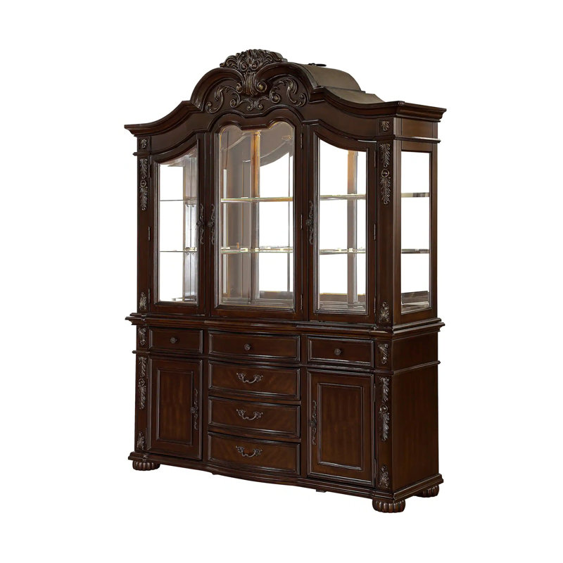 Buffet traditionnel 66,4 po, cerisier brun
