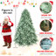  Arbre de Noël bleu-vert avec 2518 pointes PE + PVC-1771062101