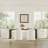 Upholstered Dining Chair with Washable Slipcover & Casters-1982718308