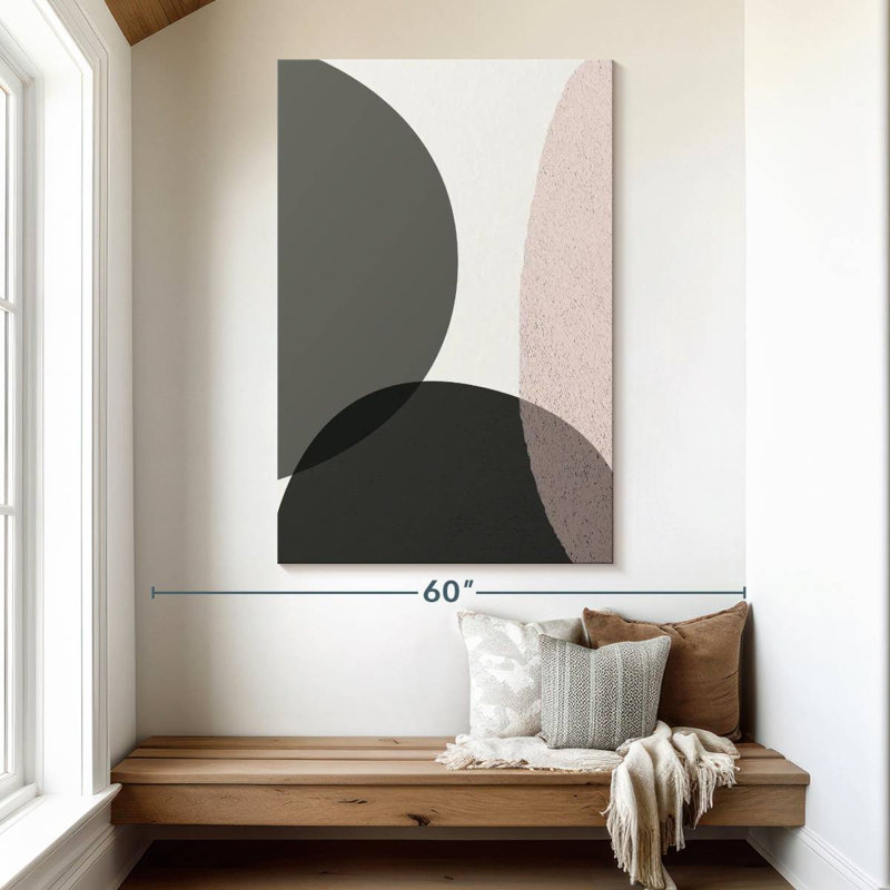 Cercles minimalistes Avery IV, H 51 po x l 34 po