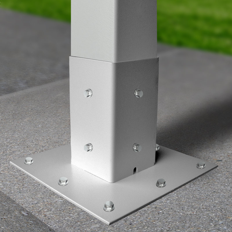 H 27 po piédestal, Blanc