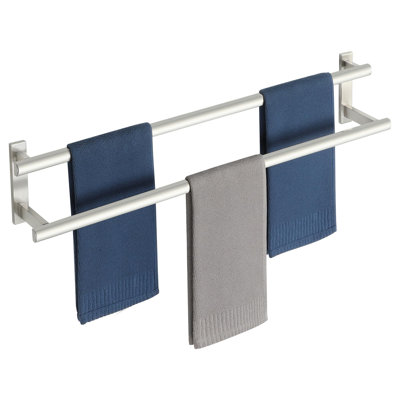 32 Inch Wall Mount Double Towel Bar for Bath Towels, SUS304 Stainless Steel Bathroom Holder