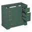 Meuble-lavabo de salle de bain sans lavabo, base d'armoire seulement, six tiroirs, séparateur de tiroir multifonctionnel, tablette réglable-133416382