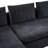 Jossilynn 94"W L-Shape Upholstered Convertible Sectional Couches Sofas-1334489896
