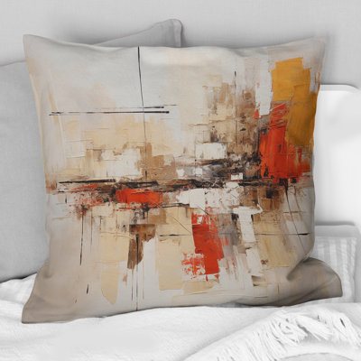Coussin Autumn Collages II - Abstract Collages