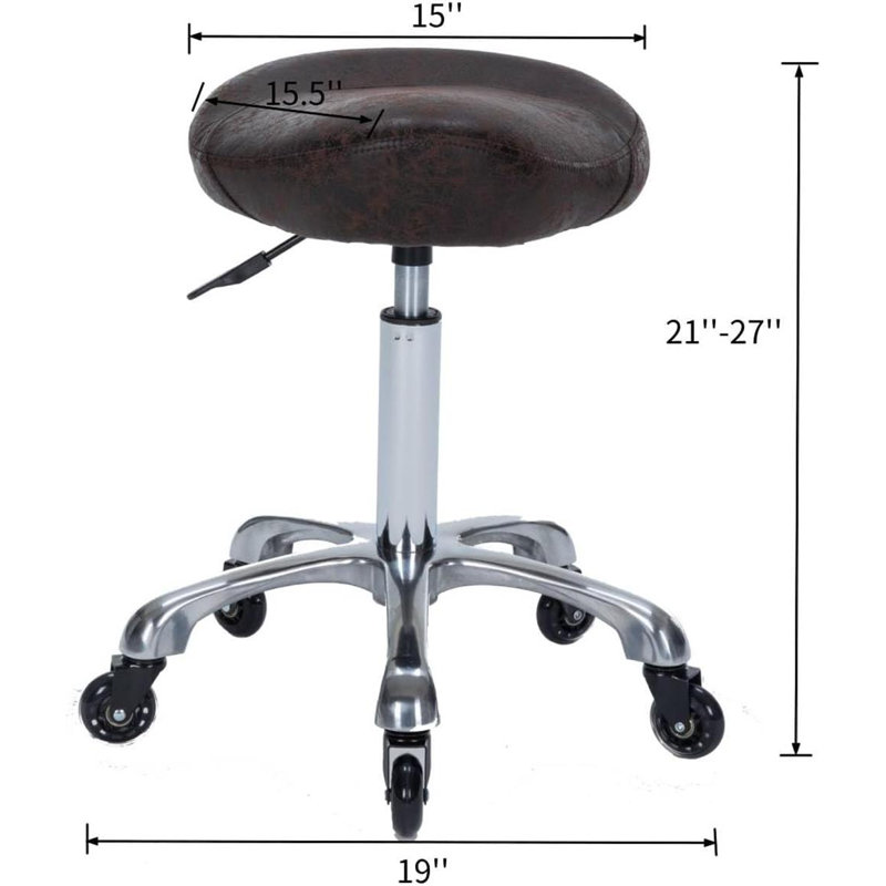 Iann Adjustable Height Ergonomic Industrial Stool