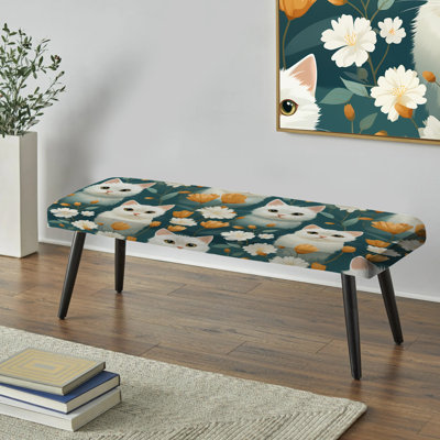 Banc rembourré Sebert Blossoms