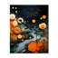 Geyser Geotheral Wonders Collage I - Horloge murale moderne abstraite-99632902