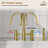 Sleek Bridge Kitchen Faucet with Side Spray 1.8 GPM-91809649