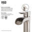 Hyacinth 14" L x 14" W x 4" H Square White Matte Stone™ Vessel Bathroom Sink with 11" H Faucet