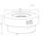34"round propane fire pit Table 50,000BTU