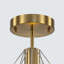 Plafonnier semi-encastré à 1 lumière Ahona à intensité variable (ampoules incluses)-1090241147-1090241144