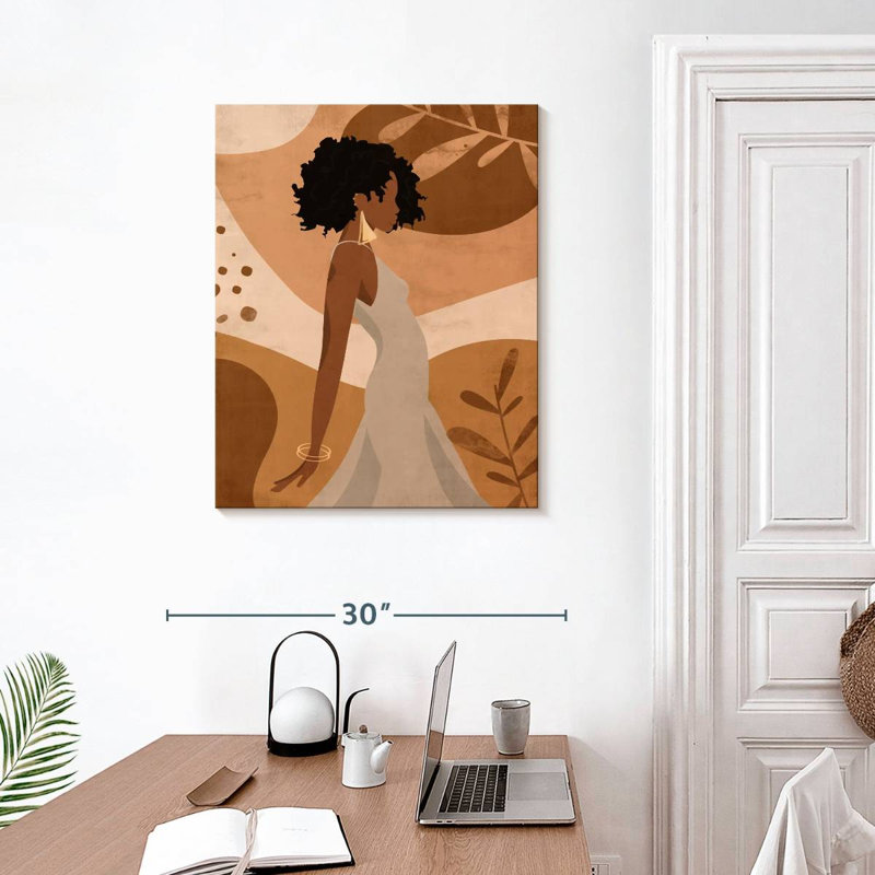 " Boho Classy Woman II ", 30" H x 24" W x 1.25" D
