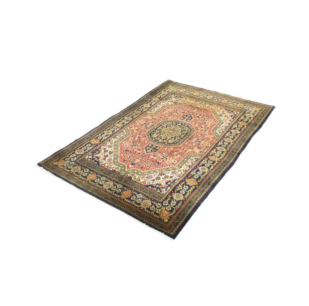 Rosann Hand Knotted Wool Orange Indoor/Outdoor Rug