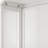 23.62" Modern Arched Glass Double-Door Wardrobe with Shatterproof Non-Glass Mirror - Double-Layer Storage, Open Shelf & Towel Rack-821977598