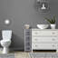 Commode étroite 4 tiroirs Sorbus avec structure en acier, plateau en bois et bacs en tissu-315139803