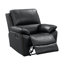 Fauteuil inclinable standard en cuir véritable de 40,5 po de largeur igipa-33366058
