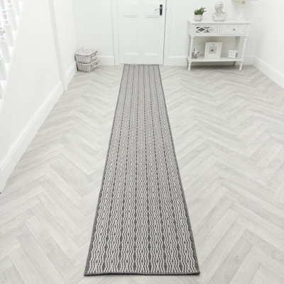 Runner Striped Flatweave Area Rug