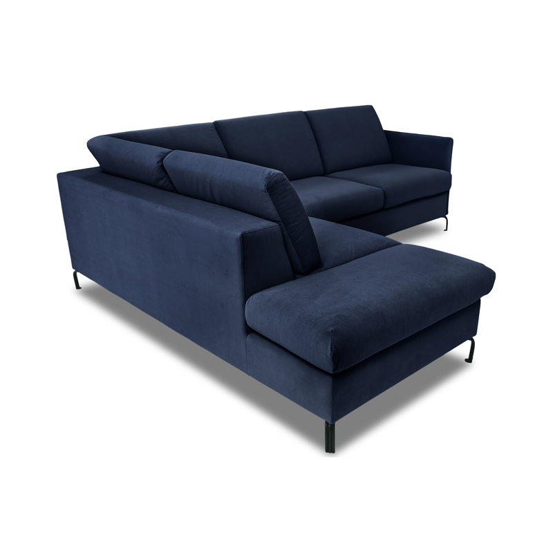 Ameyaa 4 Seater Velvet Sofa Bed