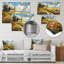 «White Country House In Flower Meadow», impression d'art mural paysage-1422728106-1422728105