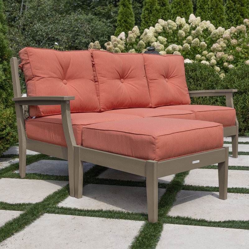 Lehigh 2-Piece Deep Seating Set, Canvas Persimmon