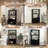 Bathroom Storage Cabinet With Open Shelves & Double Doors Modern Storage Organizer-106952691