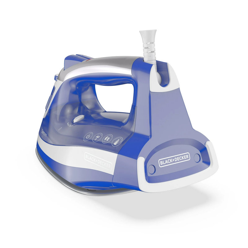 BLACK+DECKER One Step Steam Iron, Evensteam Soleplate & Smart Steam Control With Easy-Fill Water Tank And 3-Way Automatic Shutoff