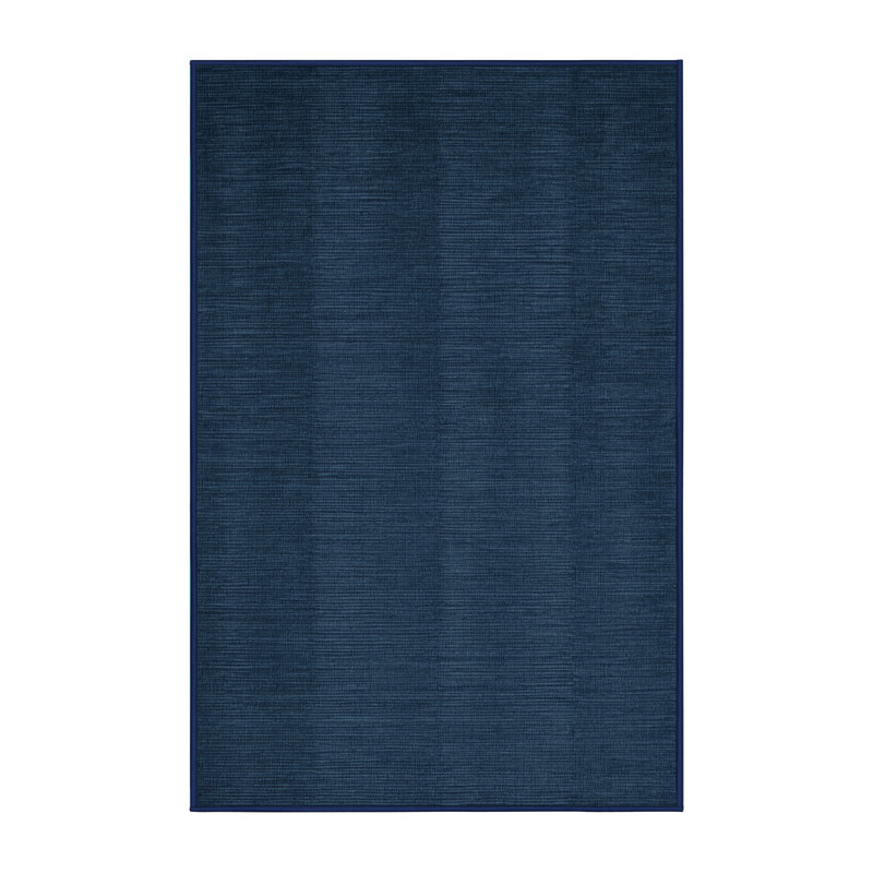 Machine Washable Solid Gray Area Rug, Rectangle 2' x 3'