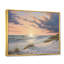 «Ocean Serenity Gentle Pink Pastel Beach Sunset - Coastal Beach», reproduction sur toile-1757912827-1757912335