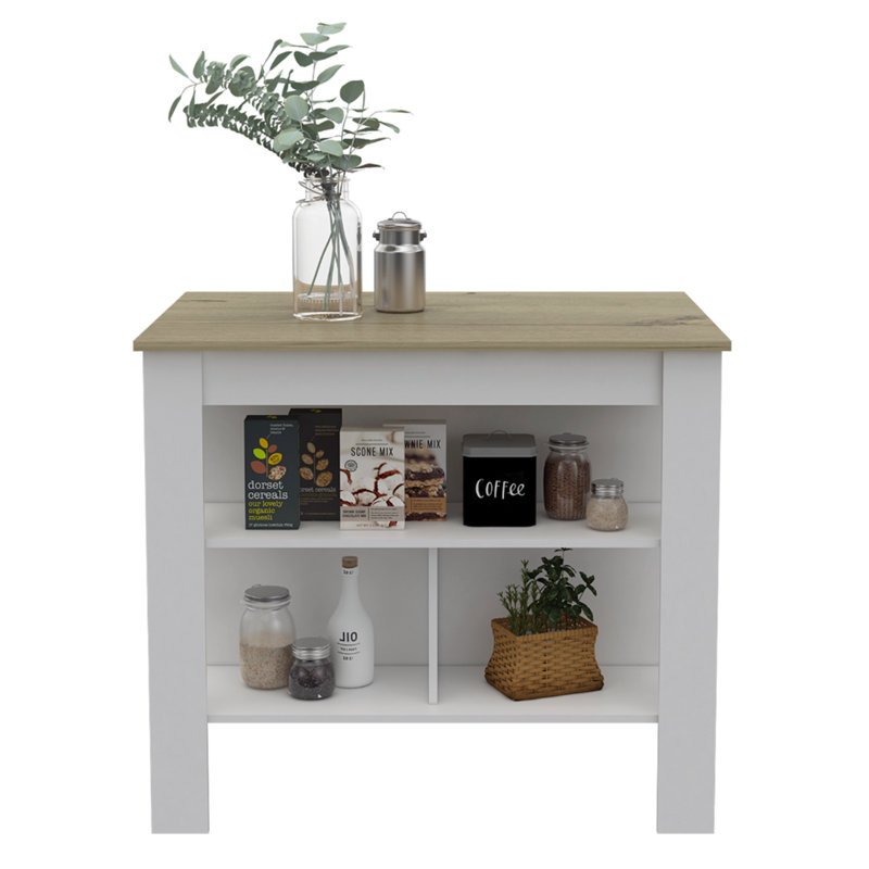 Îlot de cuisine polyvalent avec rangement abondant et design tendance
