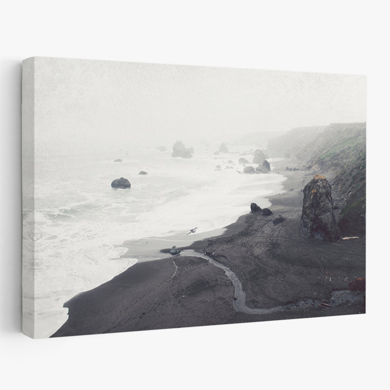 La mer jette un sort - paysages côtiers, photographie, plages, art océanique, H 32 po x l 48 po