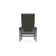 Chaise de patio inclinable avec coussins Askar
