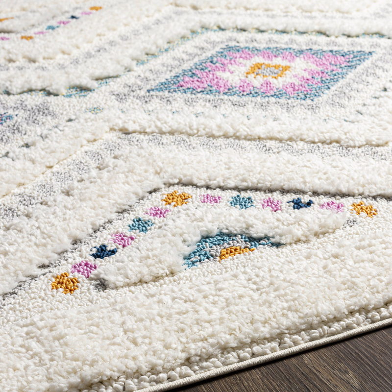 Pepperidge Solid Colour Shag Area Rug, Rectangle 200 x 274cm