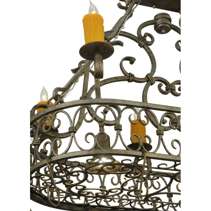 8 Light Pot Rack