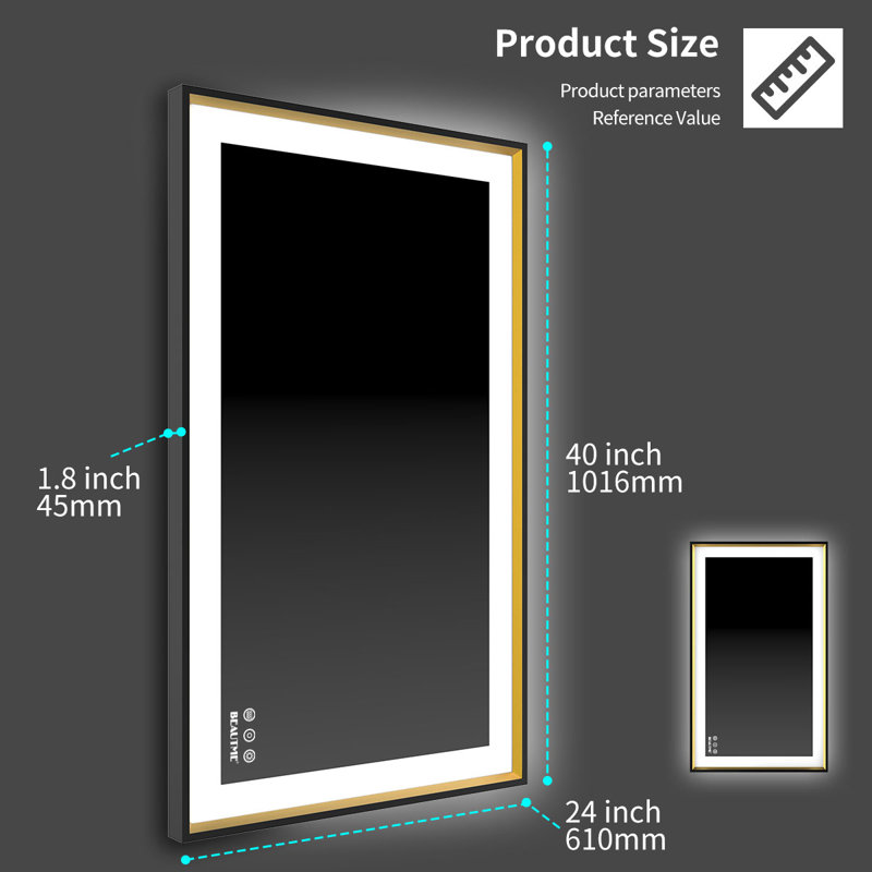 Mirror with Shelves