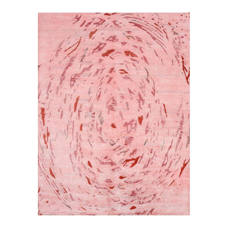 Tapis rose tissé à la machine, Sous-tapis rectangulaire 4 pi 7 po x 6 pi 7 po inc