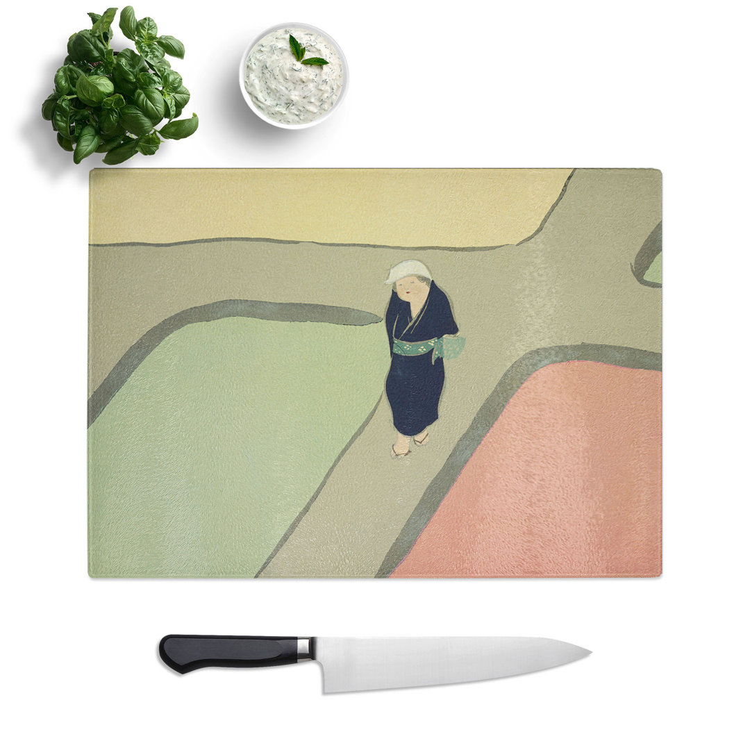 Path Through the Fields by Kamisaka Sekka Chopping Board