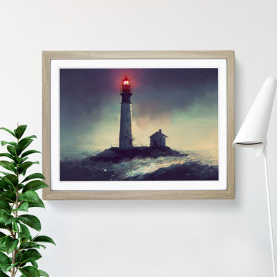 Victorious Lighthouse - Framed Print