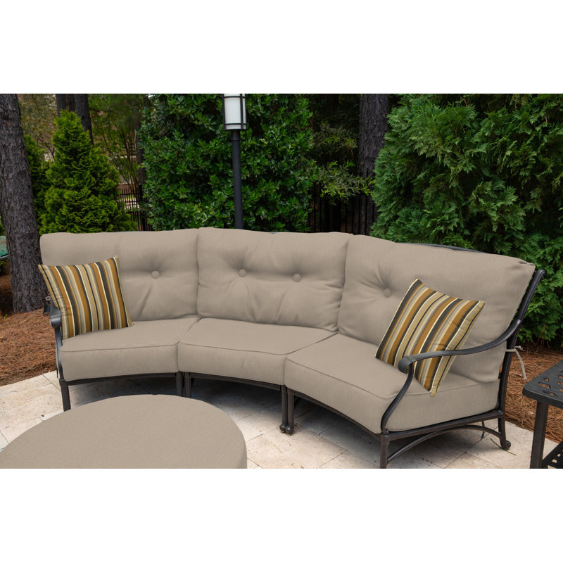 Casual Cushion Stripe Sunbrella® Fabric 1-Piece Indoor/Outdoor Square Throw Pillow, 20"W x 20"L, Espresso Stripe, 20"H x 20"W