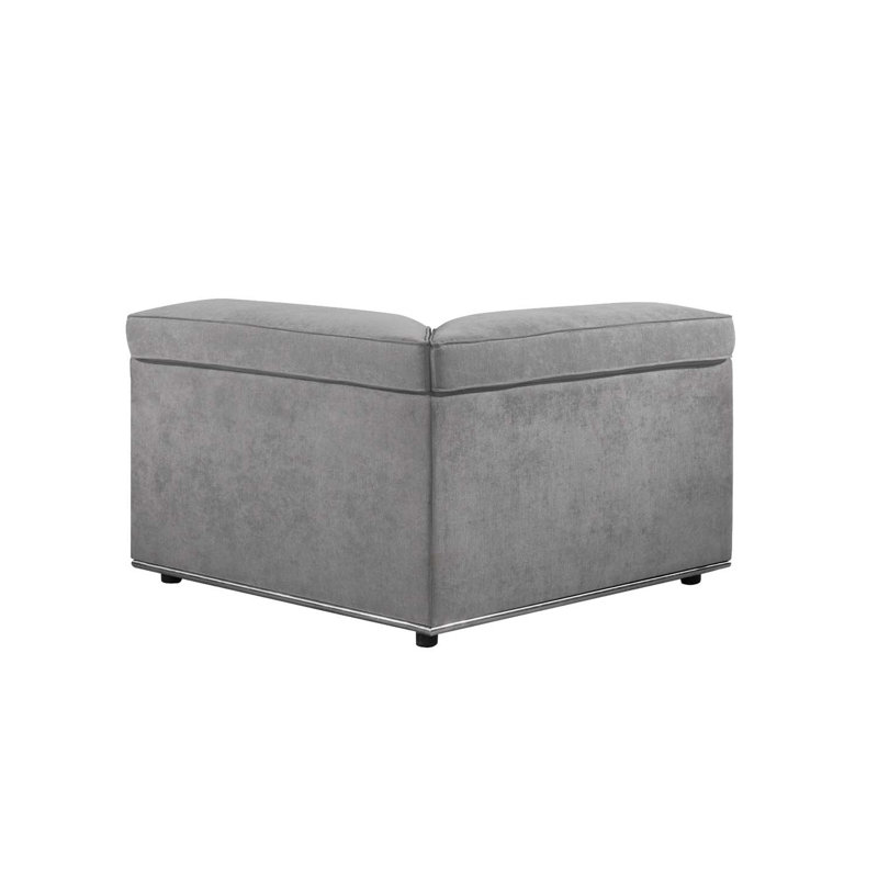 Alwin modulaire - Wedge, tissu gris foncé