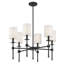 Lustre classique 6 lumières à abat-jour Tatianna-1302322698